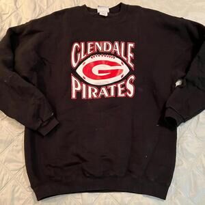 XL Vintage Sweatshirt MADE IN USA Lee Cotton ULTRAWEIGHT Glendale Oregon Pirates